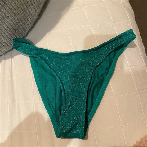 Triangl Maia Jaded Sparkle Bikini Set Cheeky Depop