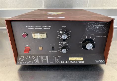 Branson Heat Systems Ultrasonic Sonifier Cell Disruptor Model W Ebay