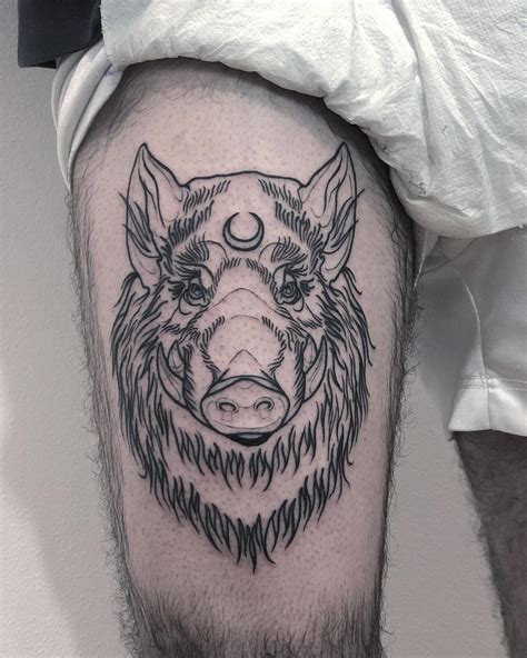 Wild Boar Tattoo Boar Tattoo Boar Tattoo Designs Japanese Boar