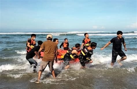 Ini Daftar Nama Wisatawan Asal Palembang Yang Tenggelam Di Pantai