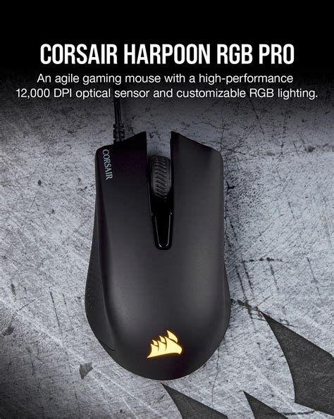 Corsair Harpoon Rgb Pro Fps Moba Gaming Mouse