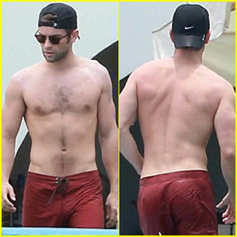 Chace Crawford Flaunts His Hot Body Poolside Chace Crawford