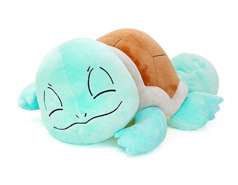 New Pokemon Plush Doll Sleeping Squirtle Cm Soft Cushion Pillow Toy