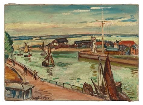 Lot Emile Othon Friesz 1879 1949 Sortie De Port à Honfleur 1933