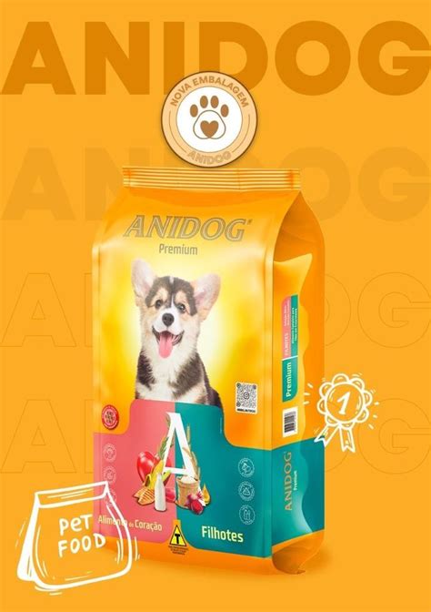 AniDog Advantage Premium Cães Filhotes Agropet Girassol