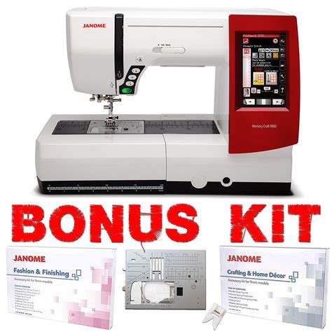 Janome Memory Craft 9900 Sewing And Embroidery Machine With Free 299 Bonus