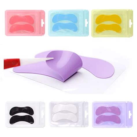 Anti Rugas Silicone Eye Mask 1pair Para Extens O Dos C Lios Sob O Olho