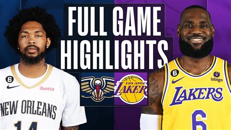 Game Recap Lakers 120 Pelicans 102 YouTube