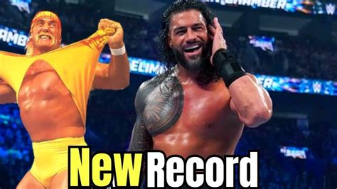 Tribal Chief Roman Reigns To Set Another Impressive Wwe Record