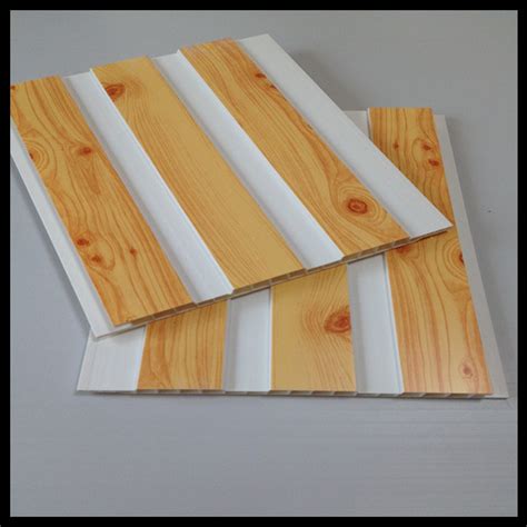 Hot Stamping Wooden Color PVC Panel For Wall And Ceiling HN 2509 China Pvc Panel And Pvc Ceiling