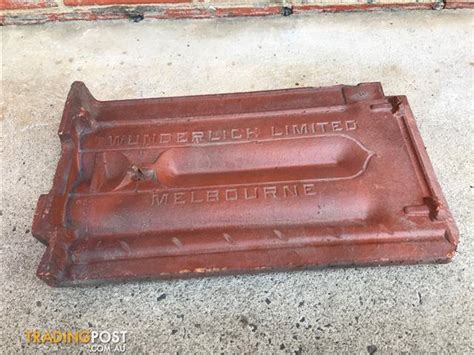 Wunderlich Terracotta Roof Tiles Made In 1940 S For Sale In Brunswick