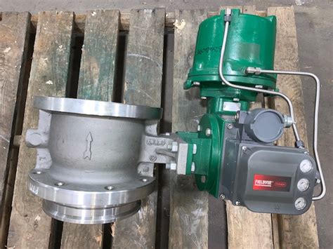 Fisher V Ball Control Valve Stainless Rebuilt Condition