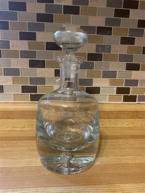 Krosno Poland Glass Decanter Etsy