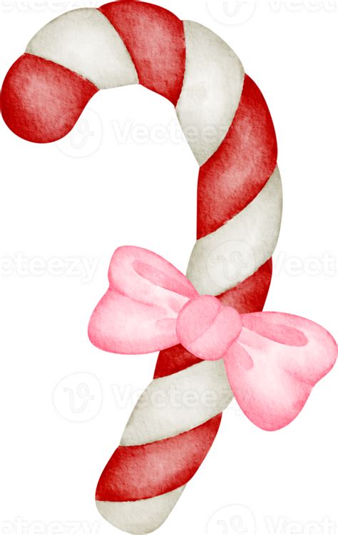 Watercolor Candy Cane 36908913 Png