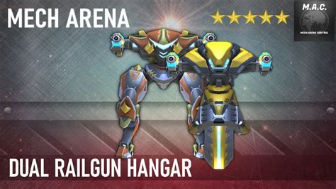 Mech Arena Dual Railgun Monster Hangar PVP YouTube