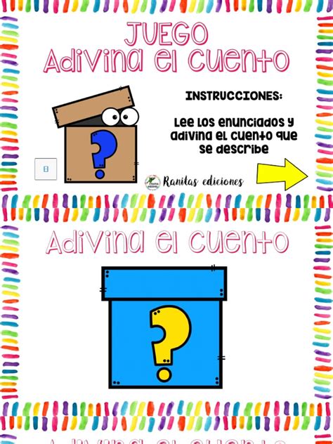 Interactivo Adivina El Cuento Pdf