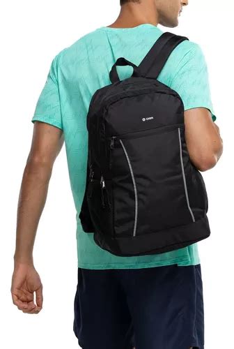 Mochila Reflectante Oxer Color Negro Mercadolibre