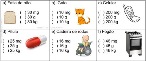 2º Ano Grandezas e Suas Medidas Medida de Massa Educação Infantil