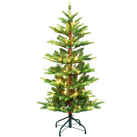 Bringstar 4FT Christmas Tree, Prelit Artificial Tree, 298 Lifelike PE