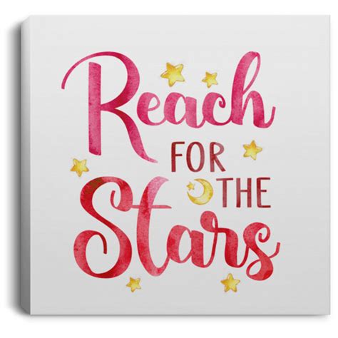 Reach For The Stars Baby Nursery Gallery Wrapped Framed Canvas Prints