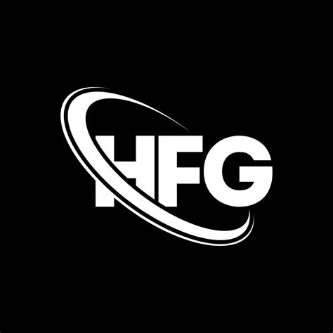 Logotipo Hfg Carta Hfg Diseño Del Logotipo De La Letra Hfg Logotipo De Iniciales Hfg