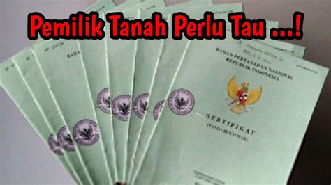 Pemilik Tanah Perlu Tau Kementerian Atr Bpn Akan Terbitkan Sertifikat