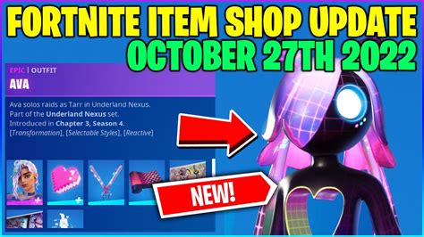 Fortnite Item Shop New Underland Nexus Bundle [october 27th 2022