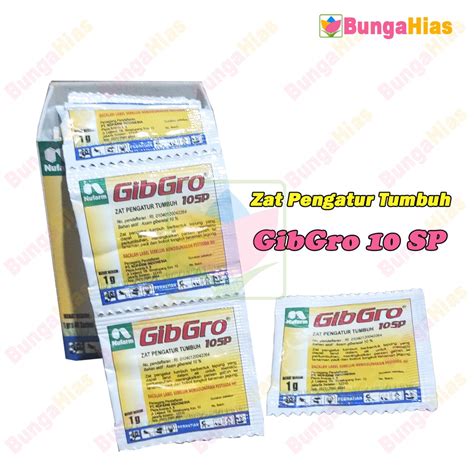 Jual Gibgro Sp Gram Kemasan Sachet Zpt Penyubur Tanaman Padi Gabah