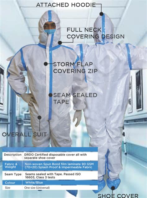 Non Woven Disposable Drdo Approved Ppe Kits At Rs 250 In Delhi Id