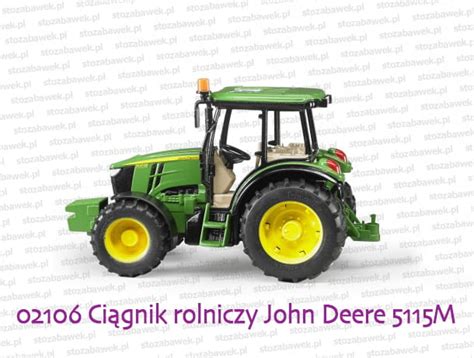 Zabawka 02106 BRUDER Ciągnik rolniczy John Deere 5115M zabawki Bruder