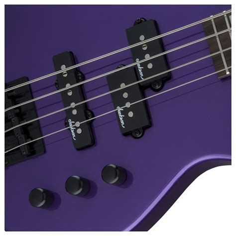 Disc Jackson Js1x Concert Bass Minion Bass Guitar Pavo Purple Na