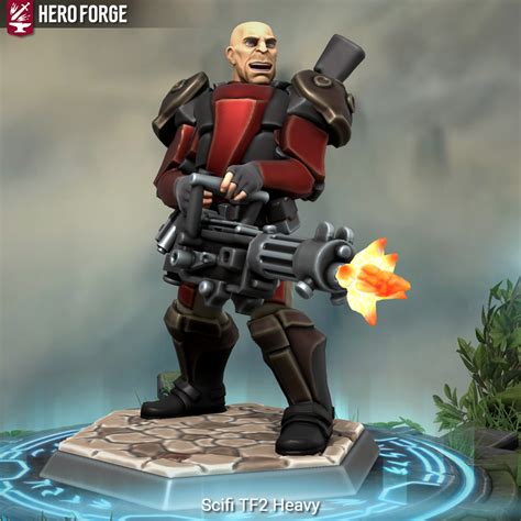 Scifi TF2 Heavy by EvanVizuett on DeviantArt