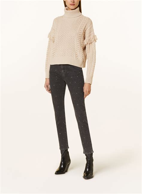 Weekend Maxmara Turtleneck Sweater Lodola In Beige