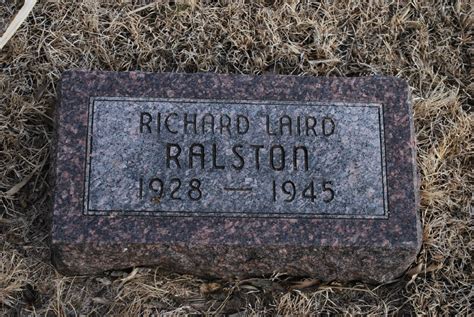 Richard Laird Ralston 1928 1945 Find A Grave Memorial