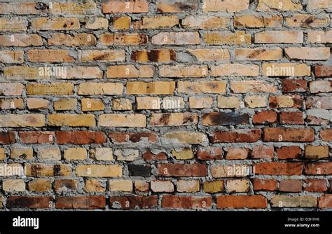 Aged Brick Wall Background High Resolution Texture Stock Photo Alamy