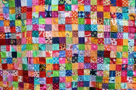 Postage Stamp Quilt Finished Wombat Quilts