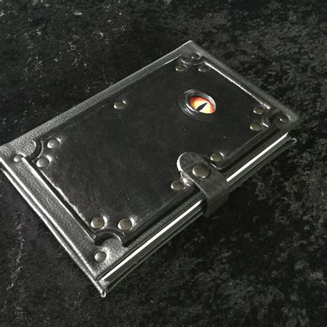 Leather Sketchbook Cover In Black