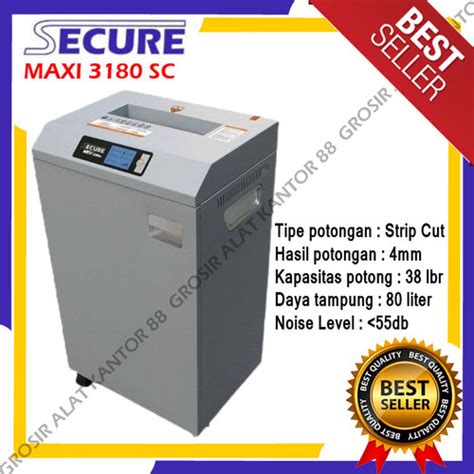 Jual Paper Shredder Secure Maxi Sc Mesin Penghancur Kertas Heavy