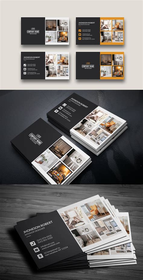 Interior Design Business Card, a Business Card Template by Helal Shop ...