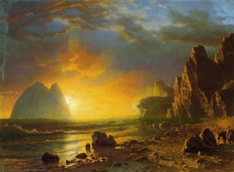 Albert Bierstadt Paintings Sunset