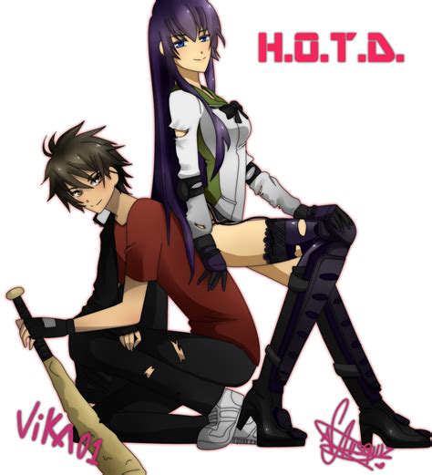 Saeko And Takashi By Vika01 On Deviantart