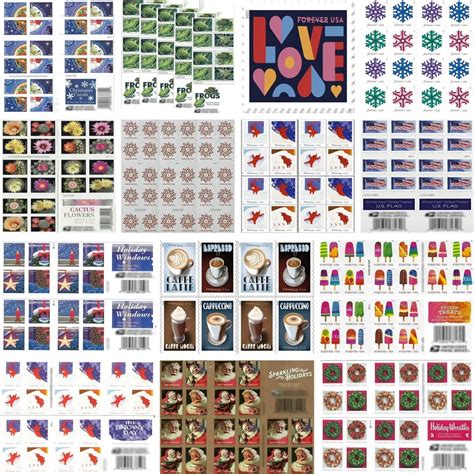 Usa First Class Forever Postage Stamps Bundle Assortment Discounted Usps First Class Postage