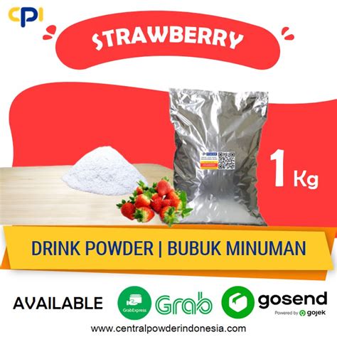 Jual Bubuk Minuman Boba Rasa Strawberry Powder Drink Premium Shopee