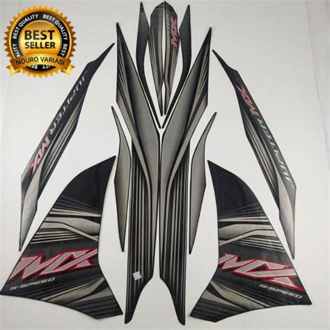 Jual Stiker Striping Motor Yamaha Jupiter Mx New 135 2012 Hitam Full