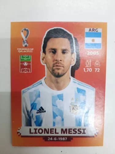 Figurita De Leo Messi Y Ronaldo De Panini Mundial Qatar 2022 En Venta