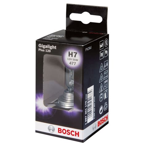 Żarówka halogenowa H7 BOSCH Gigalight Plus 120 karton 1 szt