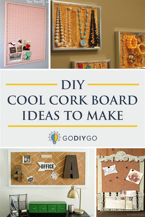 Diy Cool Cork Board Ideas To Make Godiygocom