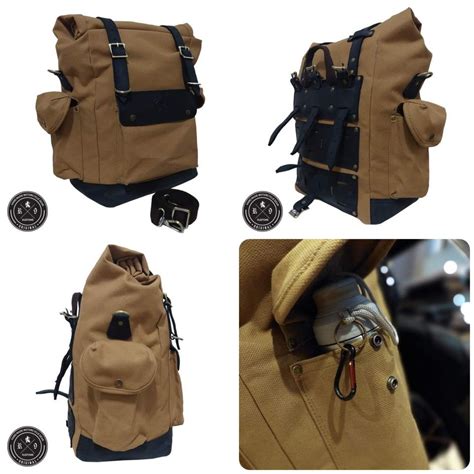 Desert Tan Multifit Waxed Canvas Side Pannier Artofit