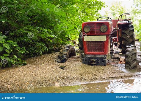 Tractor Stuck In Mud Royalty-Free Stock Photography | CartoonDealer.com ...