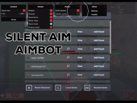 Arsenal Script Silent Aim Youtube